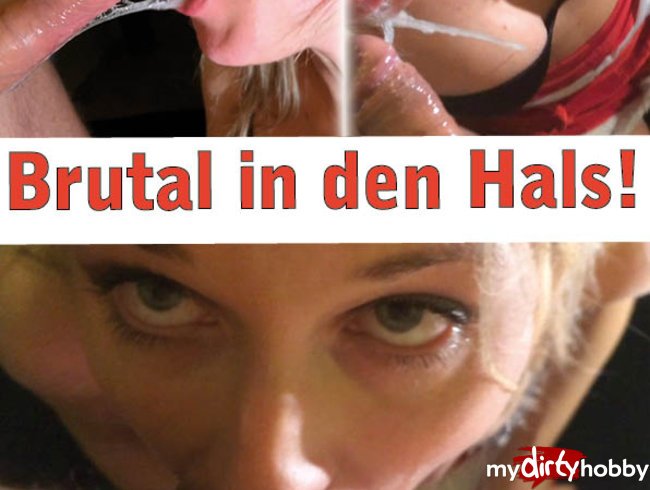 Mia wird brutal in den Hals gefickt!